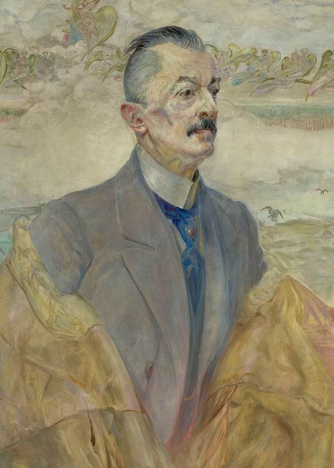 Portrait of a Man with Angels