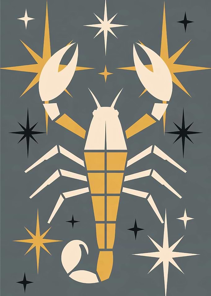 Scorpio Zodiac Constellation Art