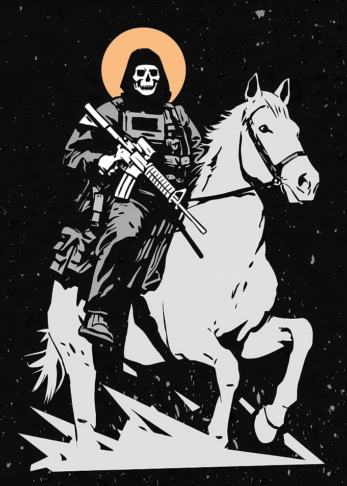 Skeleton Soldier on Horse