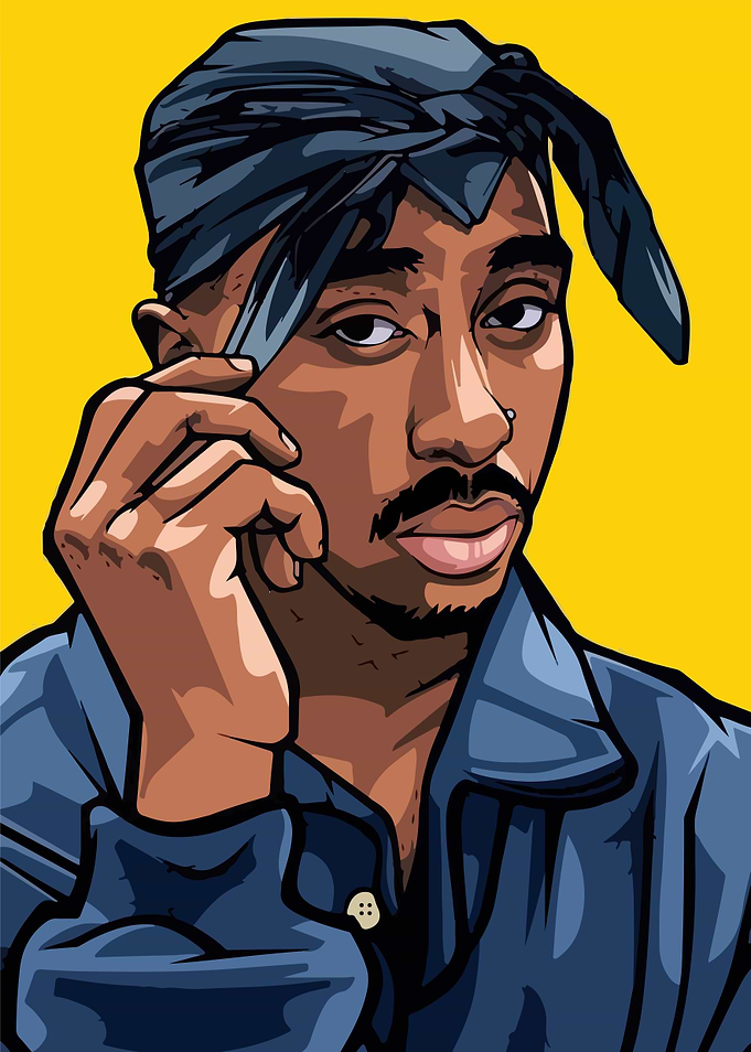 Tupac Shakur Portrait