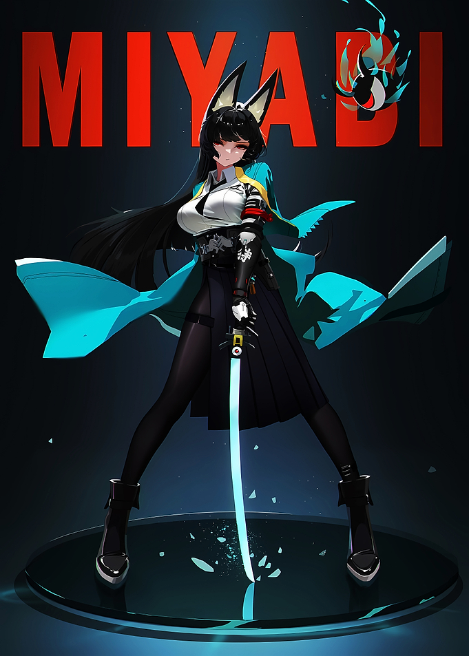 Miyabi Zenless Zone Zero Art