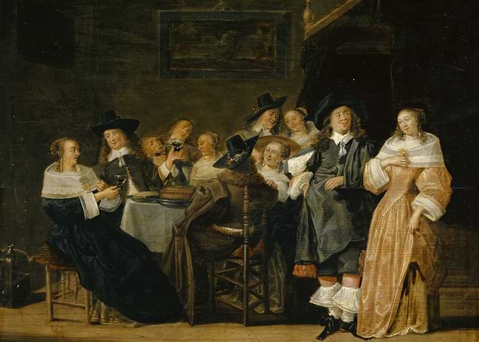 17th Century Dutch Interior Scene