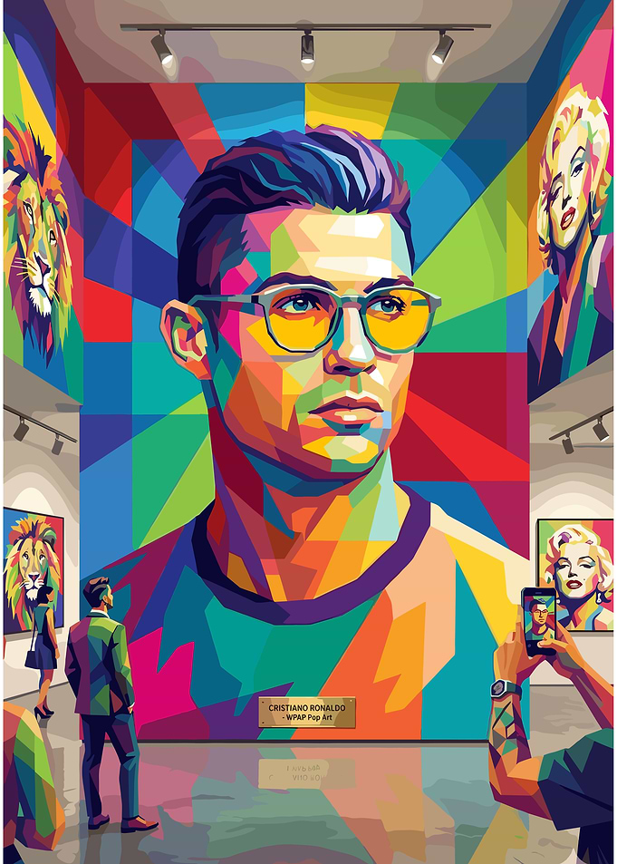 Cristiano Ronaldo Pop Art Gallery