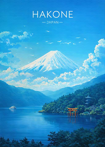 Hakone Japan Mount Fuji Lake