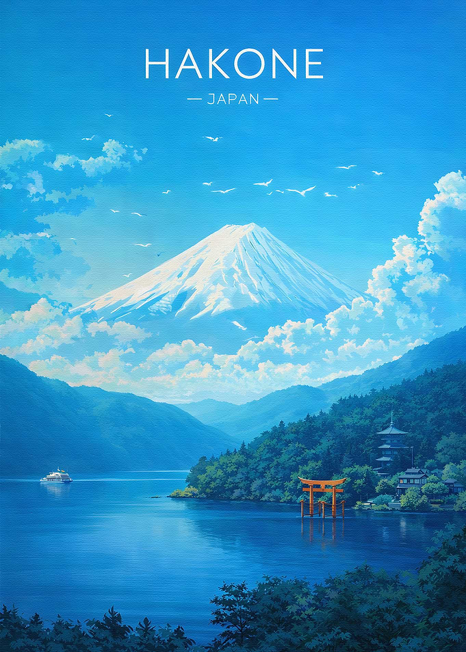 Hakone Japan Mount Fuji Lake