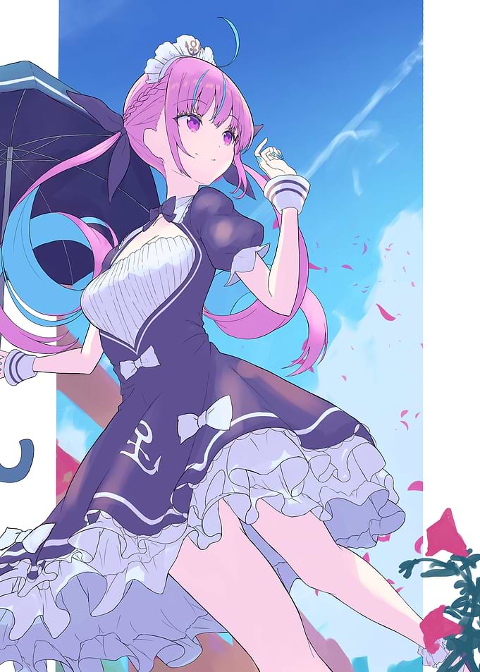 Maid with Umbrella