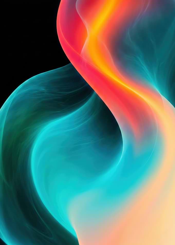 Abstract Swirling Colors