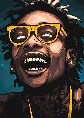 Wiz Khalifa Pop Art Portrait