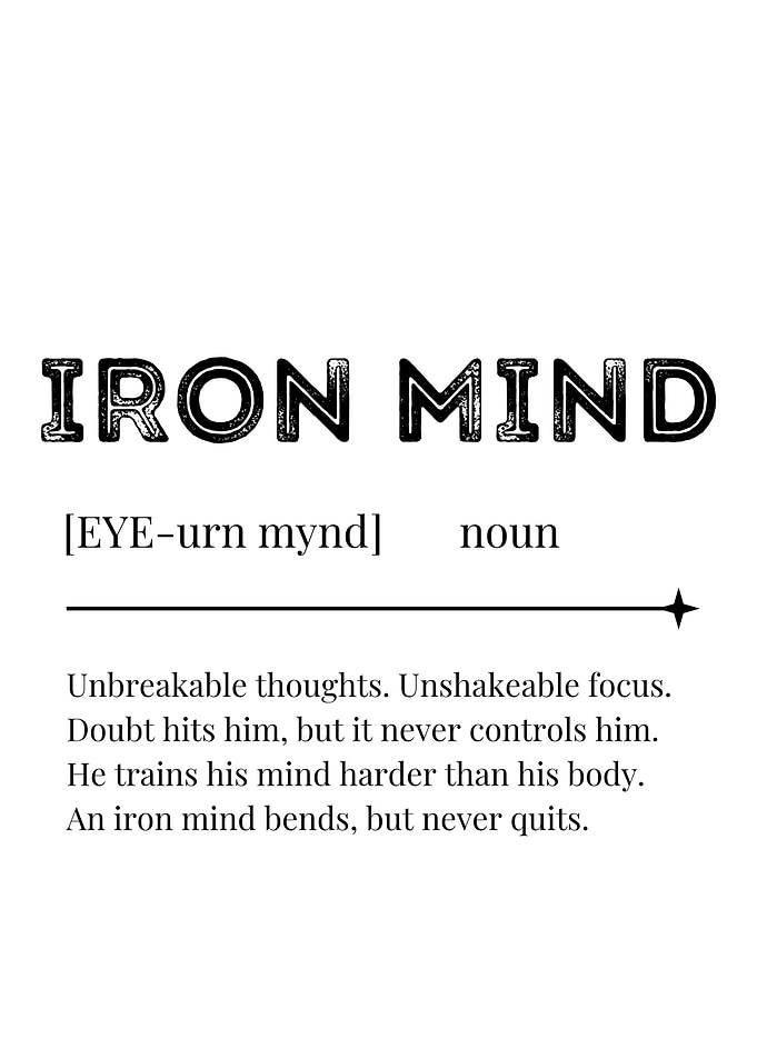 Iron Mind Definition