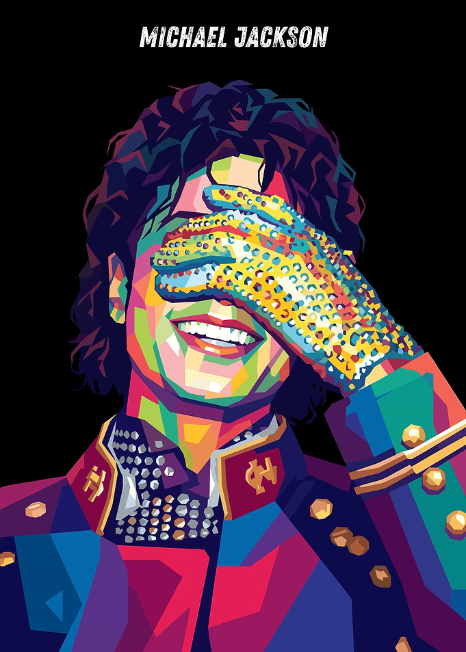 Michael Jackson Pop Art Portrait