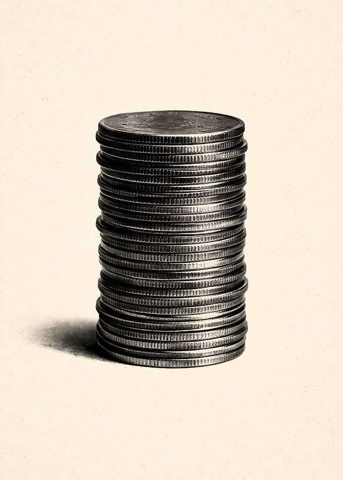 Stack of Quarters