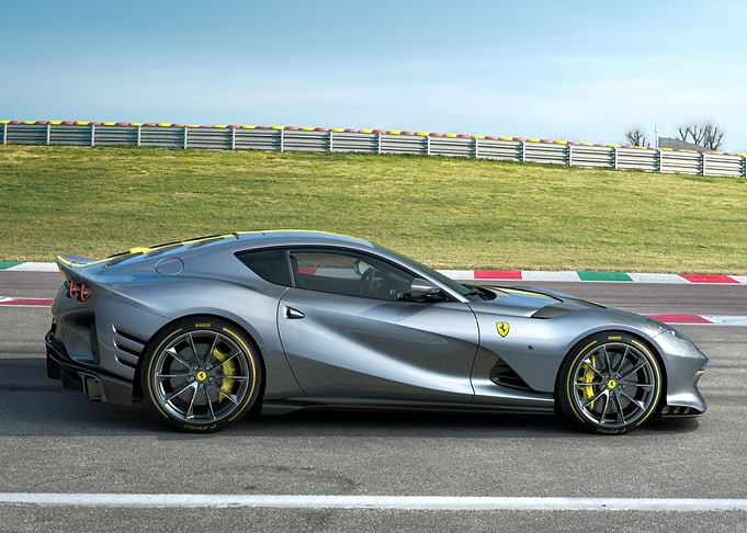 Ferrari 812 Competizione Side View