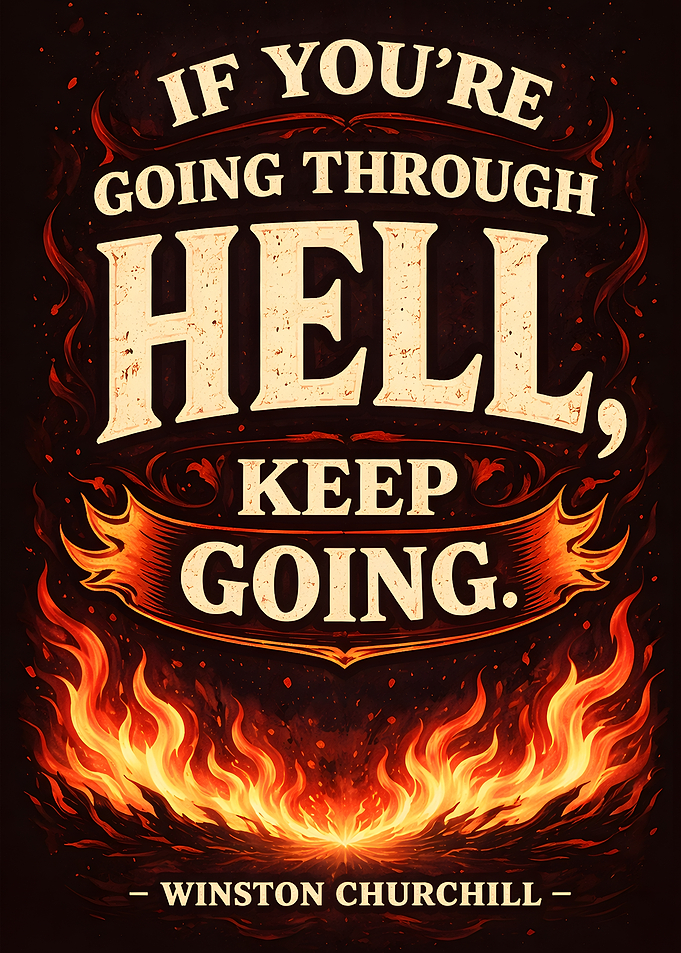 Winston Churchill Hell Quote