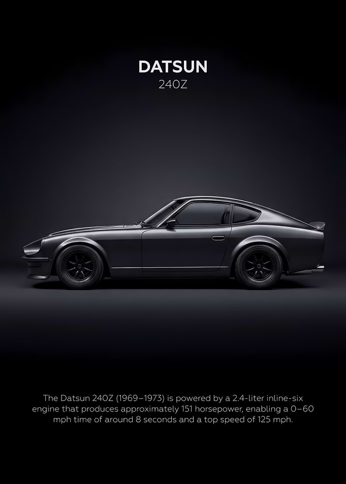 Car Datsun 240Z Minimalist