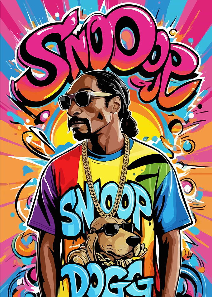 Snoop Dogg Graffiti Art