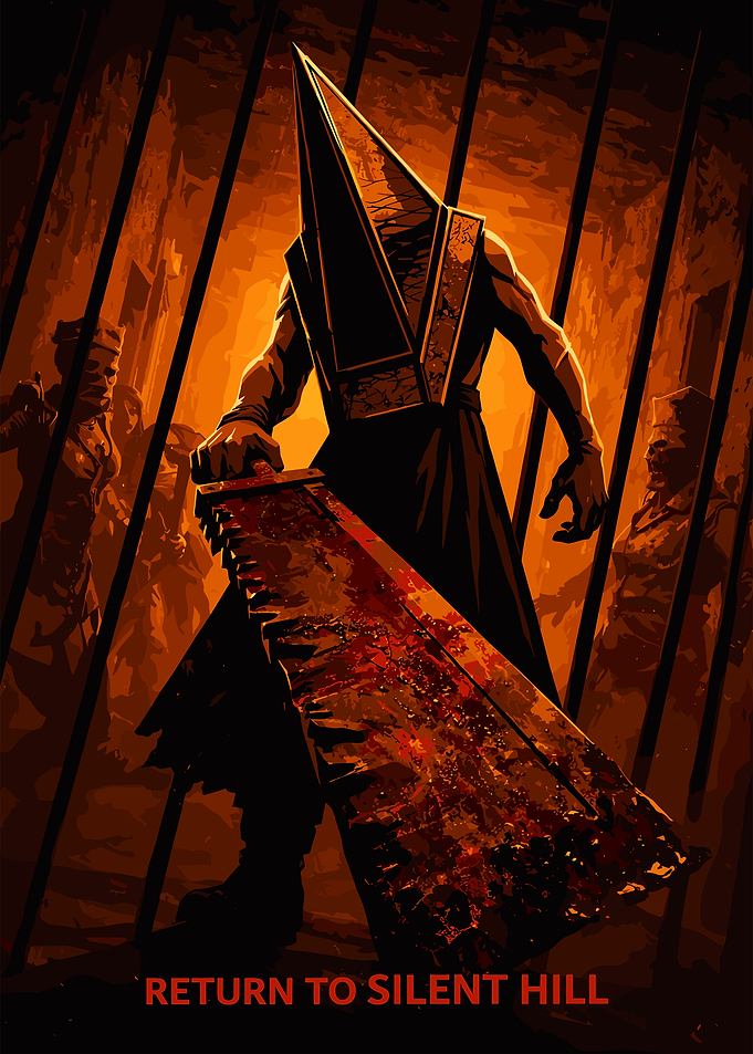 Pyramid Head with Bloody Saw