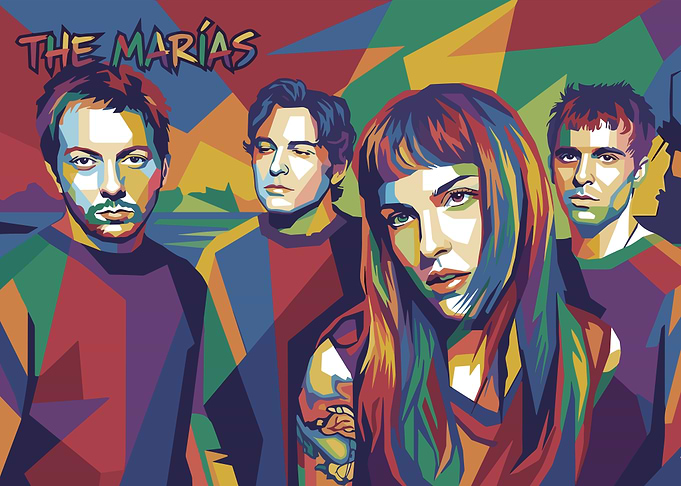 The Marías Pop Art Portrait