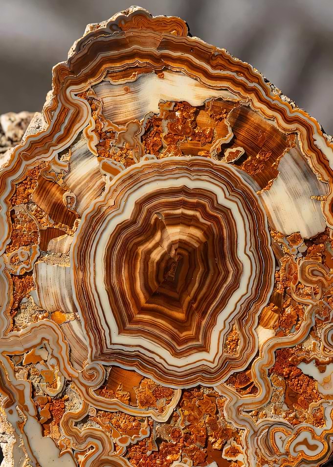 Banded agate
