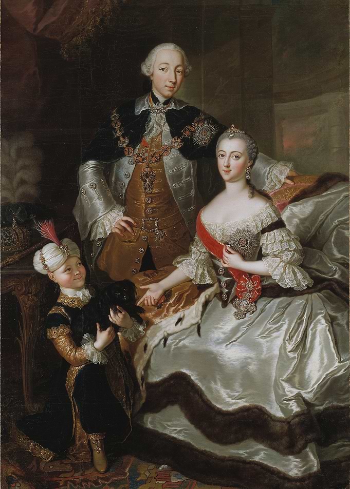 Royal Family Portrait with Dog