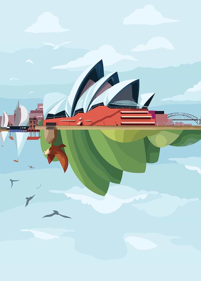 Sydney Opera House Reflection