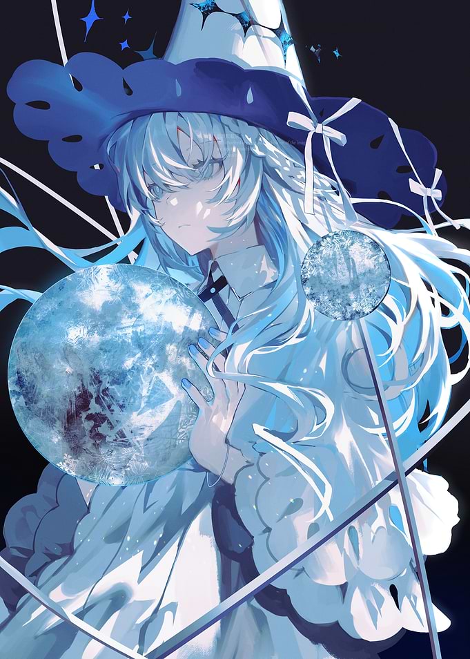 Witch Holding Moon
