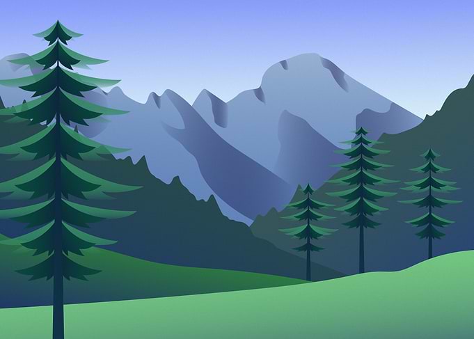 Mountain Landscape in Bavaria