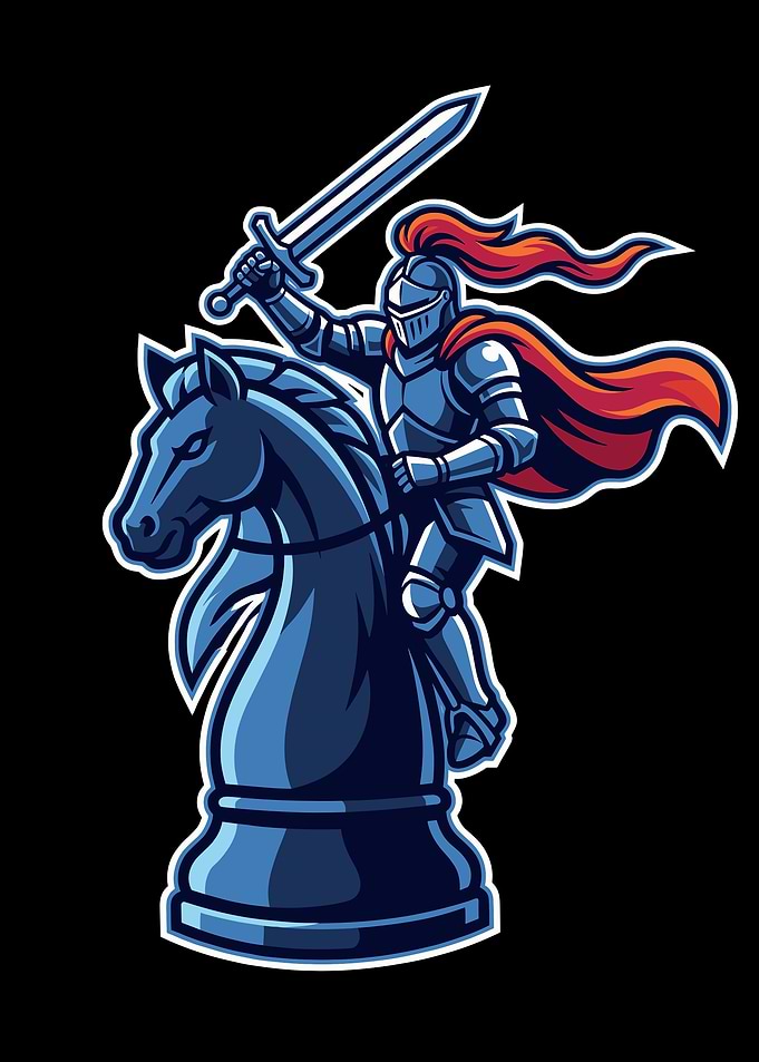 Knight on Chess Piece Horse