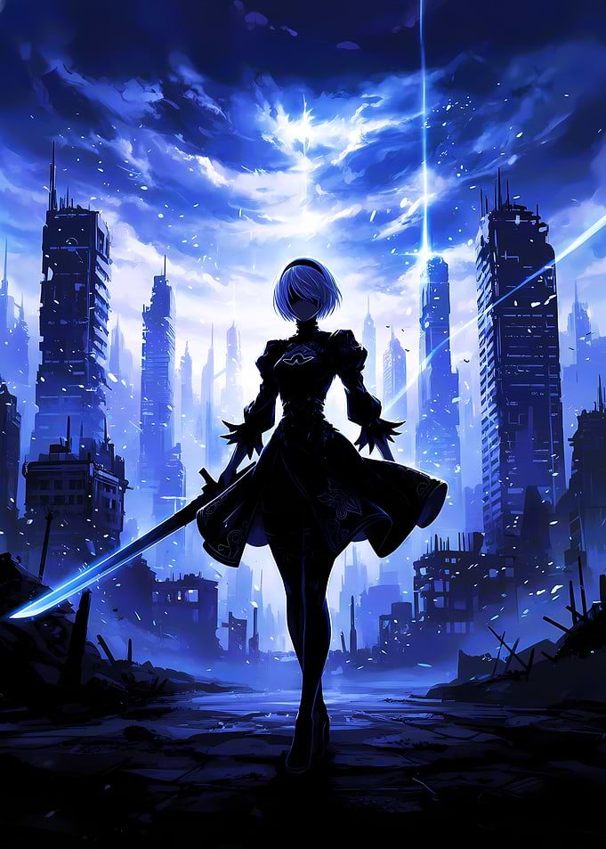 2B in a Ruined City