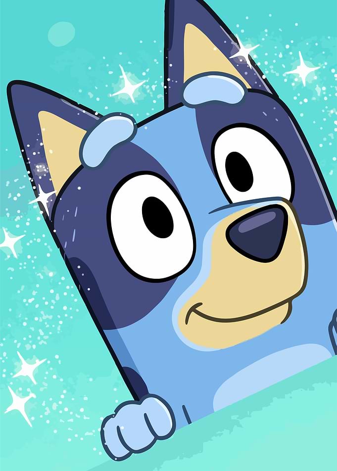 Bluey the cartoon dog