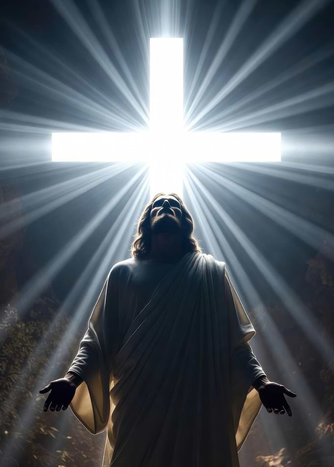 Jesus Christ in Heavenly Light