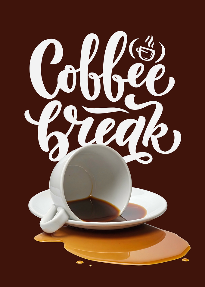Coffee Break Spilled Coffee Cup
