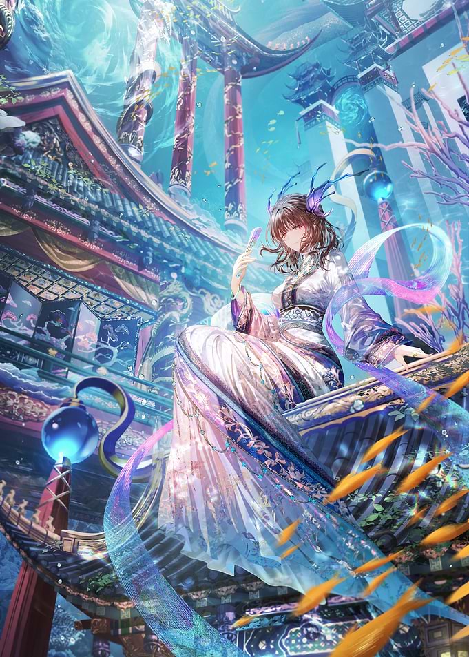 Ethereal Underwater Palace