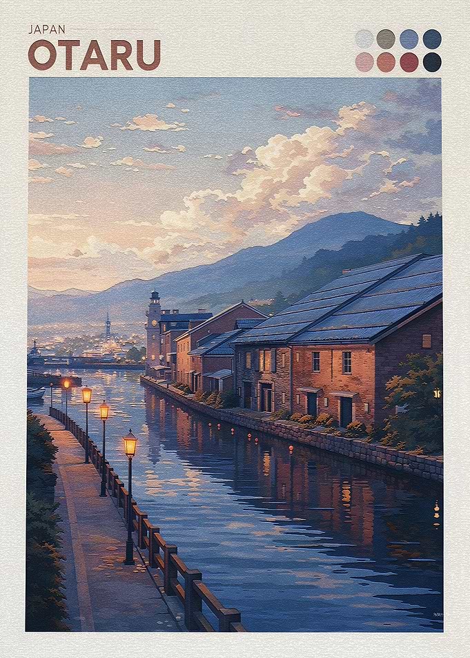Otaru Canal at Dusk