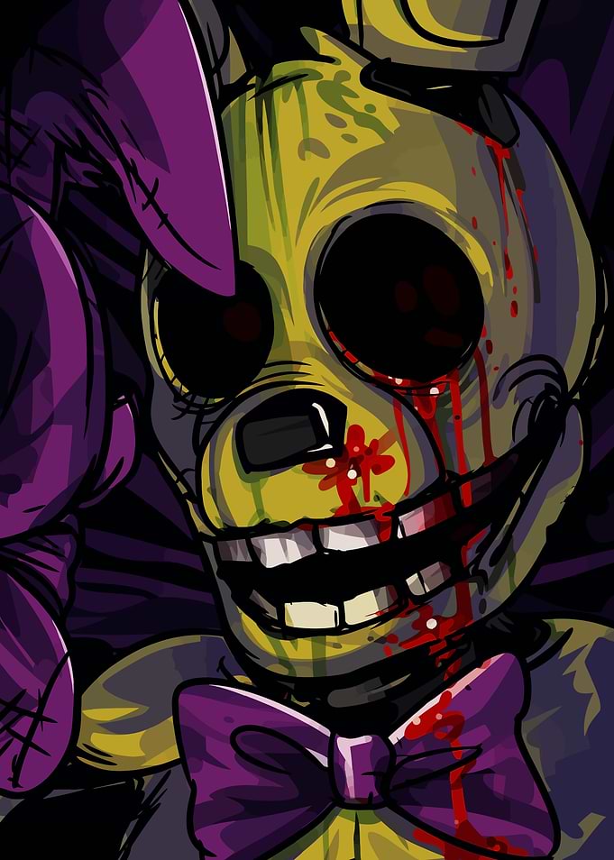 Bloody Springtrap Close-Up