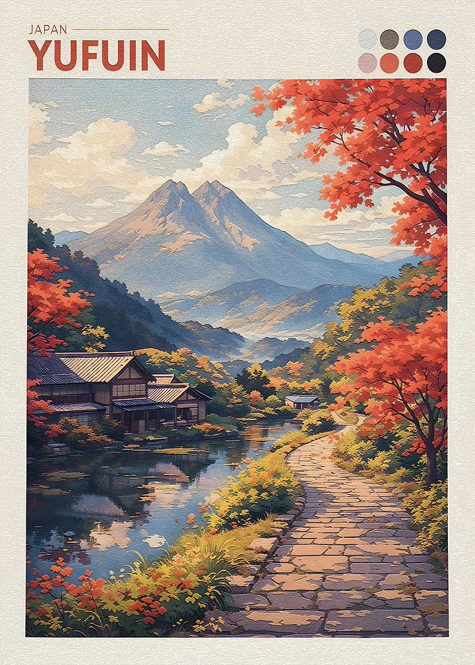 Autumn in Yufuin, Japan