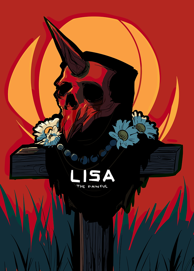 Lisa The Painful Skull on Cross