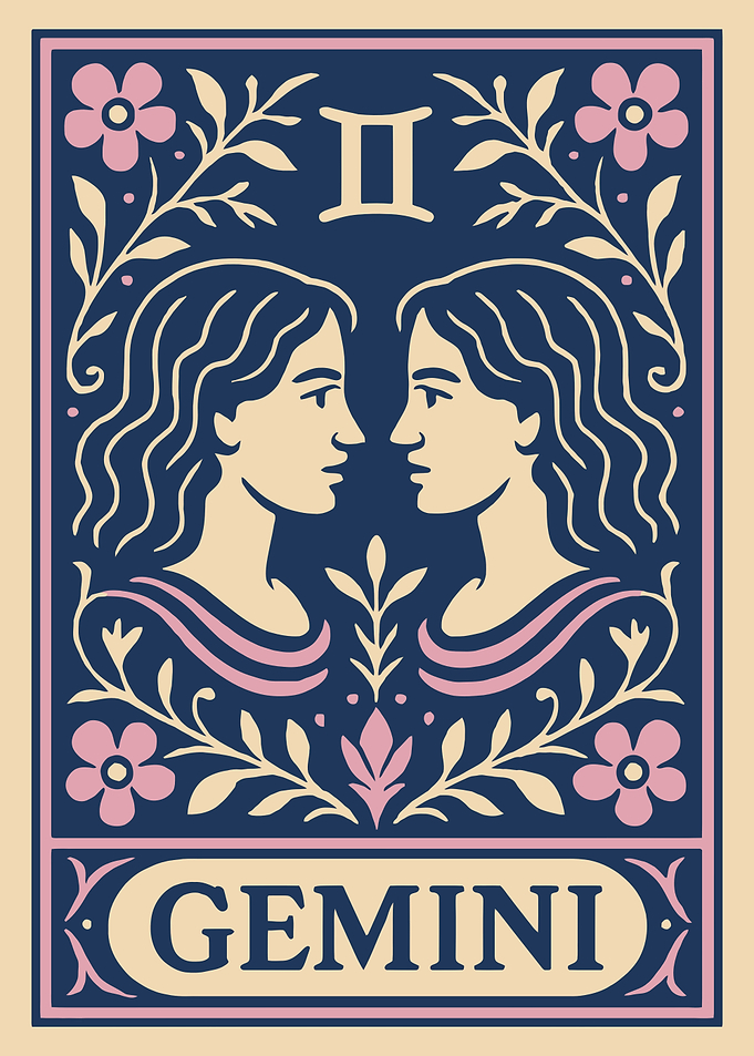 Gemini Zodiac Art