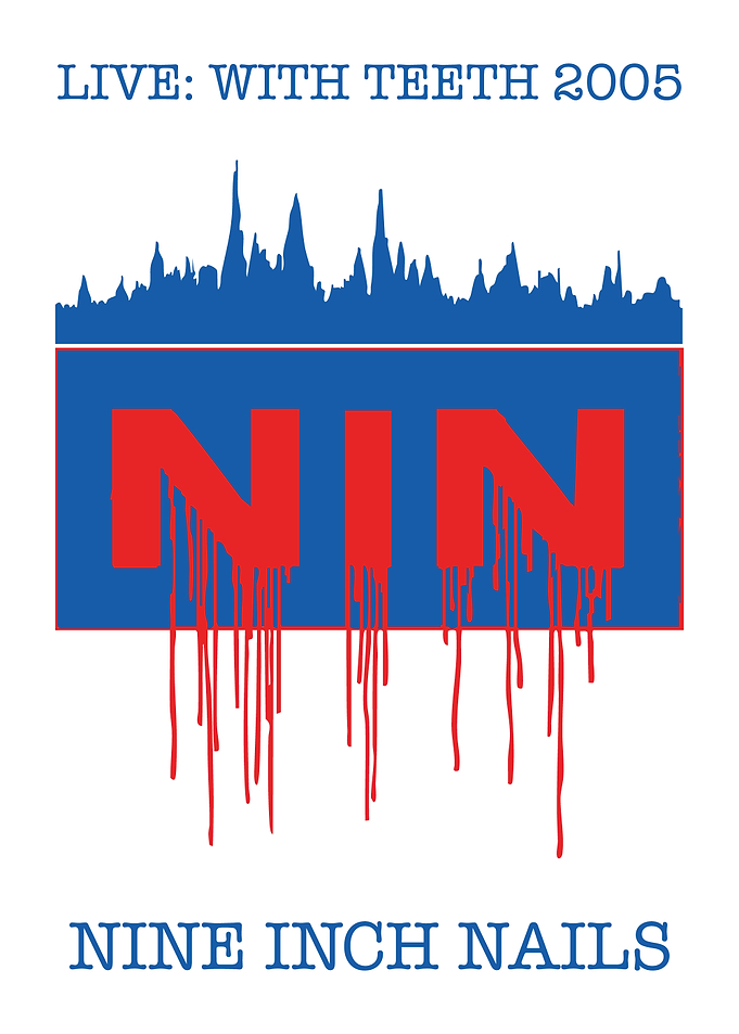 Nine Inch Nails Live: With Teeth 2005 Poster