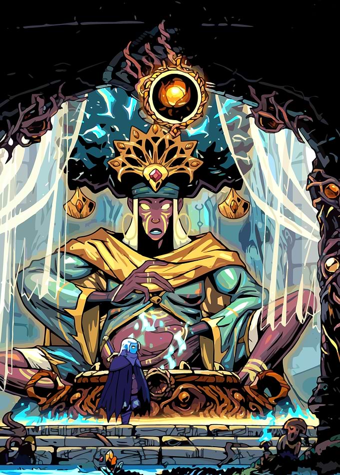 Giant Queen and Small Warrior