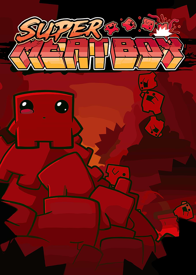 Super Meat Boy Game Art
