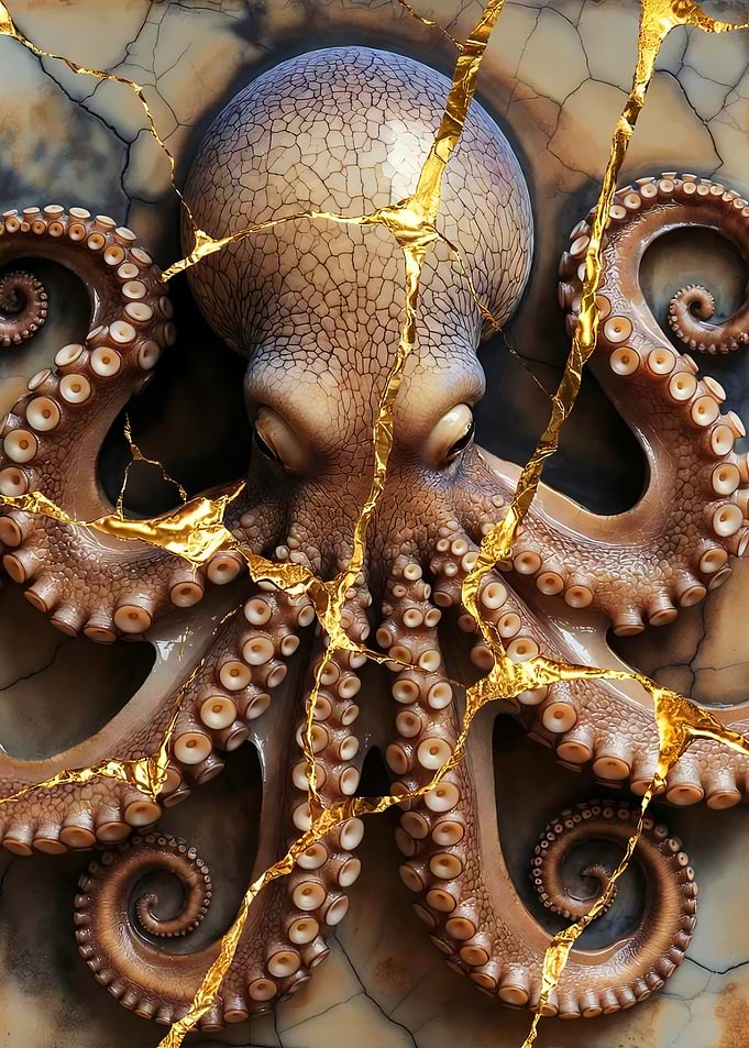 Kintsugi Octopus