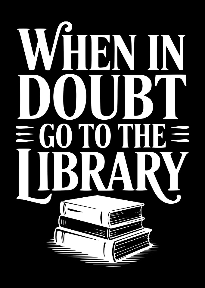 When in doubt go to the library