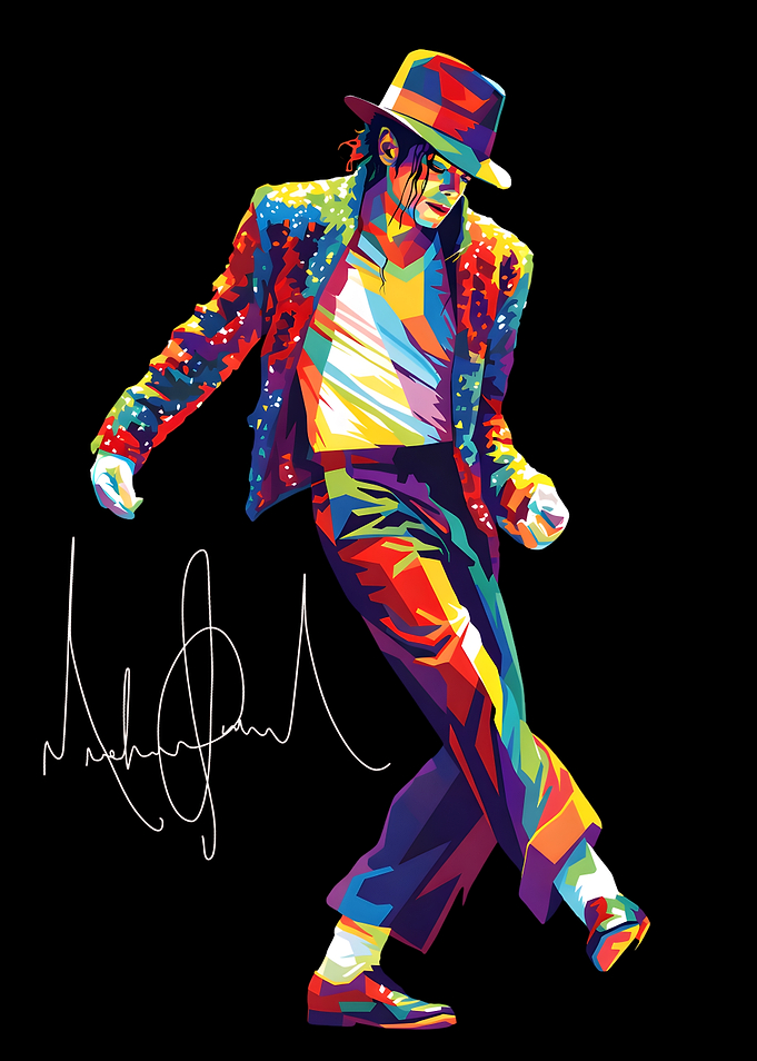 King Michael Jackson Pop Art Portrait