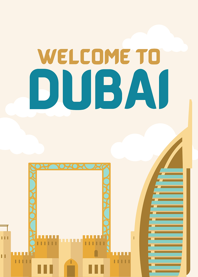 Welcome to Dubai Poster