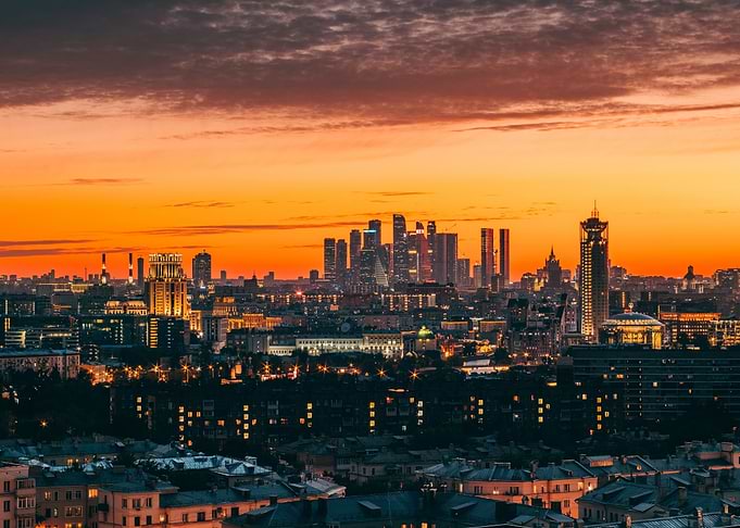 Cityscape at Sunset