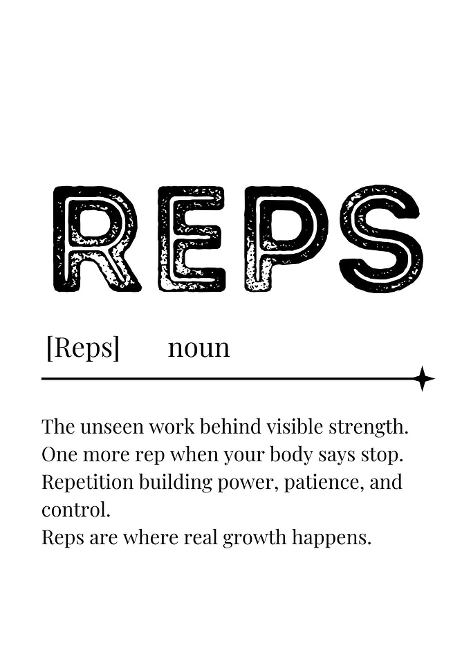 Reps Definition Poster