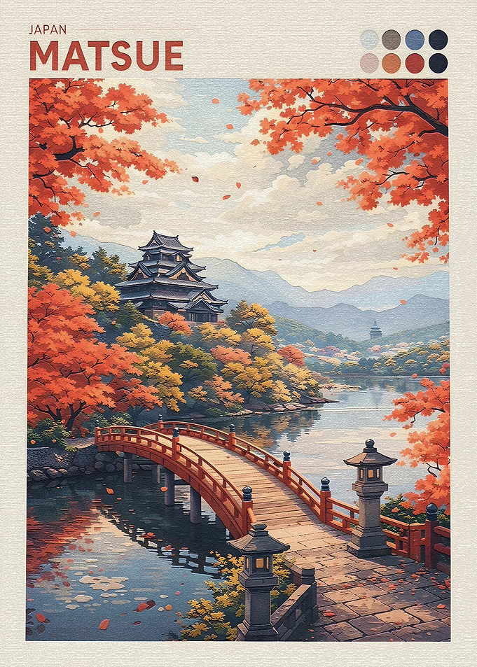 Matsue Castle in Autumn