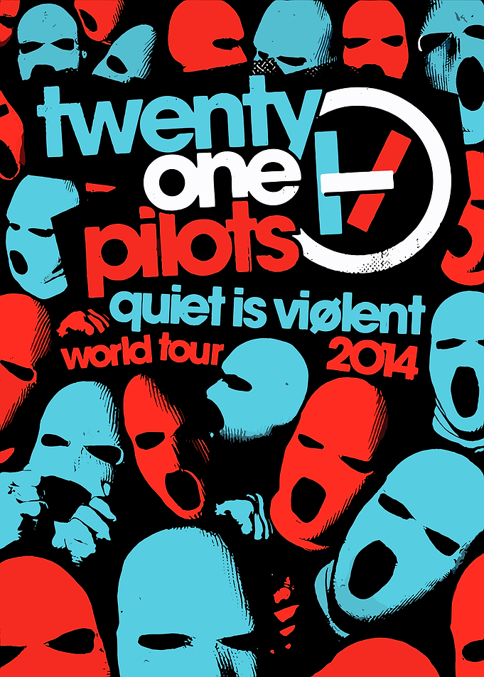 Twenty One Pilots World Tour Poster