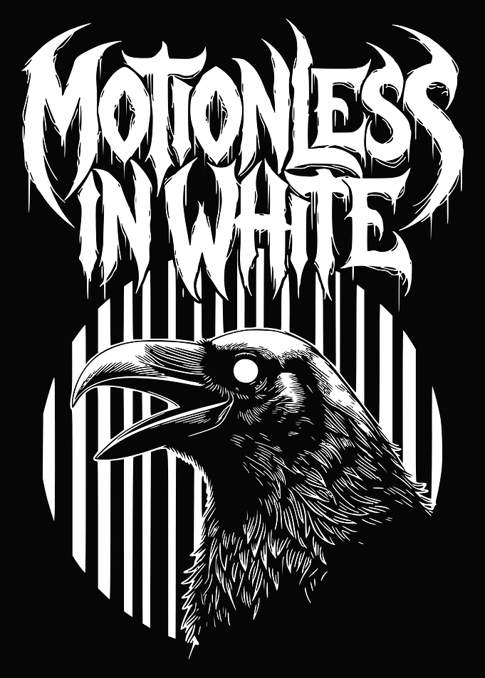 Motionless In White Raven Logo