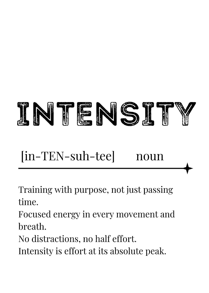 Definition of Intensity